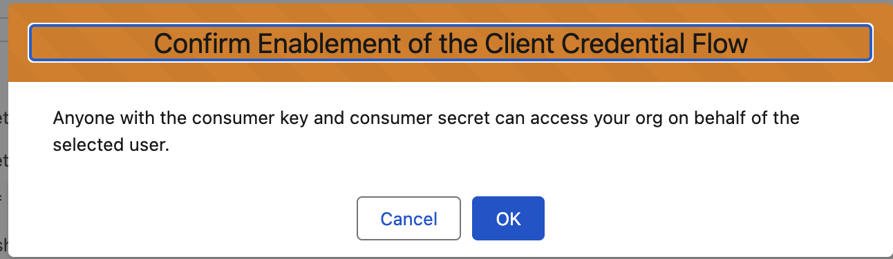 Confirm Client Credentials Flow