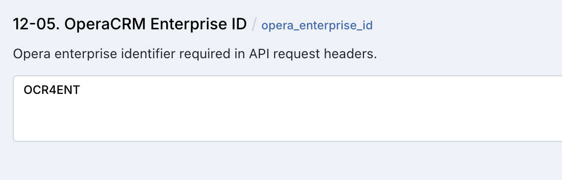 Opera Enterprise ID visual reference