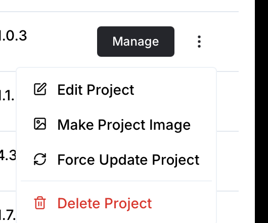 Force Update Project