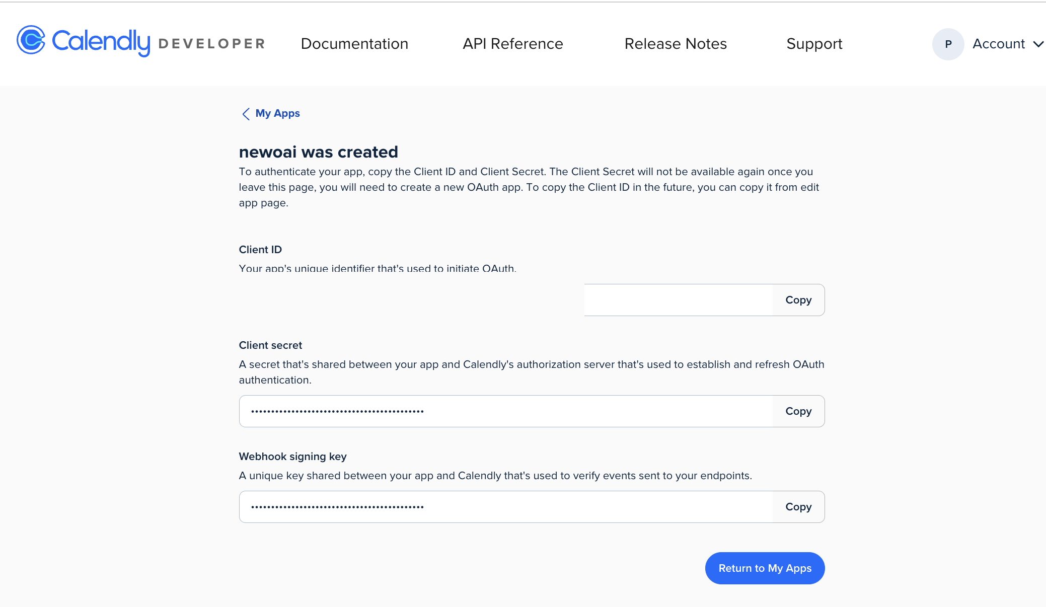 Step 3 — Client ID and Client Secret