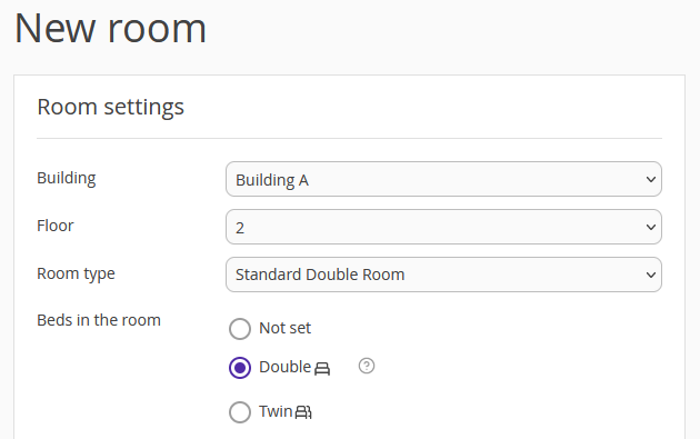 Availability — set default